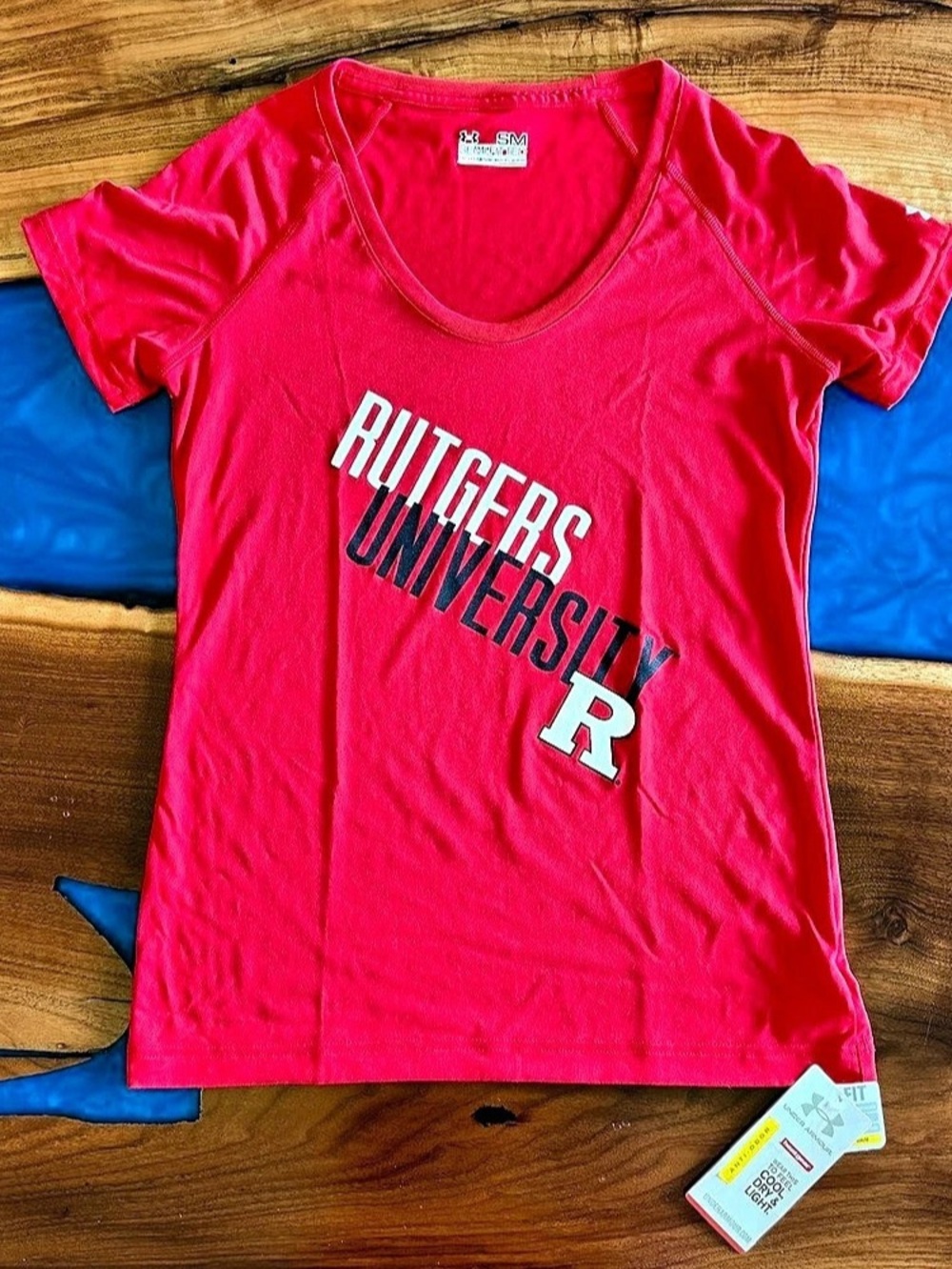 Under Armour Rutgers University HeatGear T-Shirt Short Sleeve